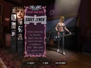 Guitar Hero - Aerosmith (USA) (v1.10) (Disc) (Update) screen shot game playing